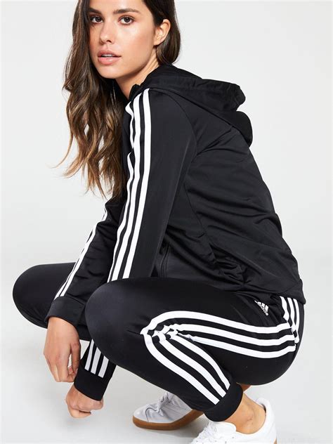 adidas black women's clothing